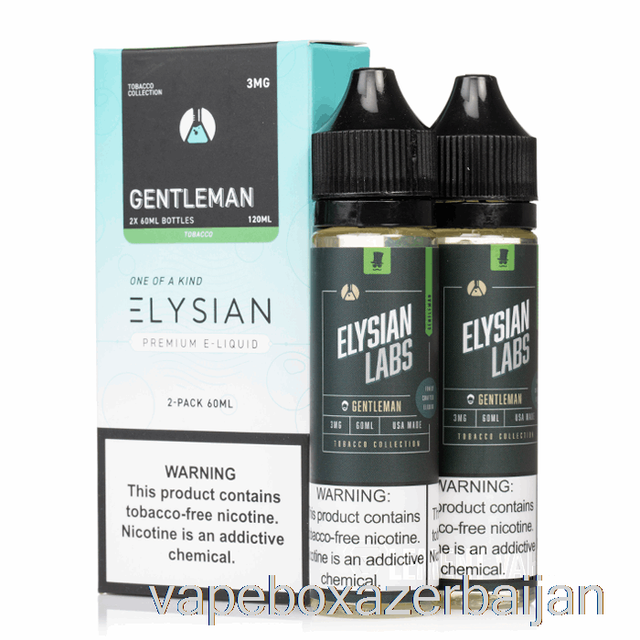 Vape Azerbaijan Gentleman - Elysian Labs - 120mL 3mg